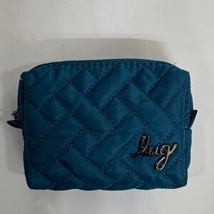 Lug Teal Choo Choo Quilted Mini Pill Case bag pouch